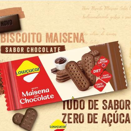 Imagem de Biscoito Maisena Chocolate Lowçucar Sem Açúcar Zero Lactose 115g