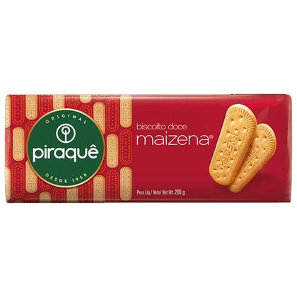 Imagem de Biscoito Maizena Piraquê Pacote 175g Kit C/ 5 Un.