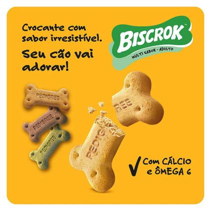 Imagem de Biscoito Pedigree Biscrok Multi para Cães Adultos - 1 Kg