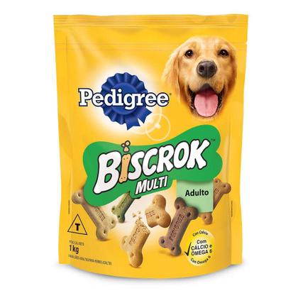 Imagem de Biscoito Pedigree Biscrok Multi para Cães Adultos - 1Kg