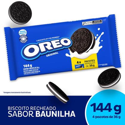 Imagem de Biscoito Recheado Oreo Origina 144g