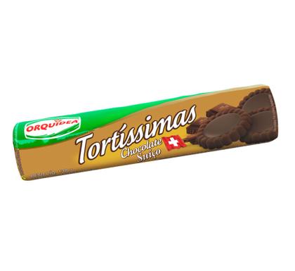 Imagem de Biscoito Recheado Tortíssimas Chocolate Suíço Orquídea 130g