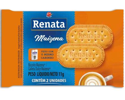 Imagem de Biscoito Sache Renata Cream Cracker Chocolate Maizena 120 U