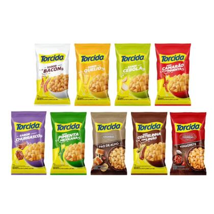 Imagem de Biscoito Salgadinho Torcida 35g C/10 Unidades