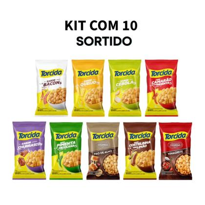 Imagem de Biscoito Salgadinho Torcida 60g C/10 Unidades