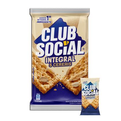 Imagem de Biscoito Salgado Club Social Integral C 6 Unidades Kit 10