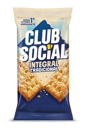 Imagem de Biscoito Salgado Club Social Integral C 6 Unidades Kit 5