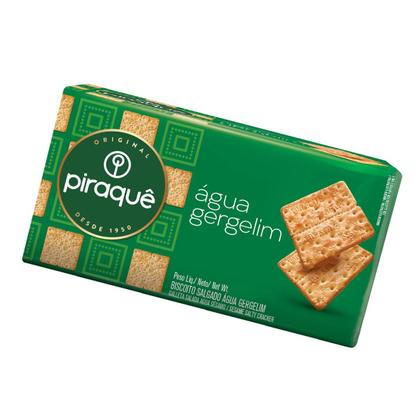 Imagem de Biscoito Salgado Piraquê Água E Gergelim Kit 3
