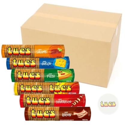 Imagem de Biscoito Salgado Tucs Bacon 100 g atacado cx com 30 unidades
