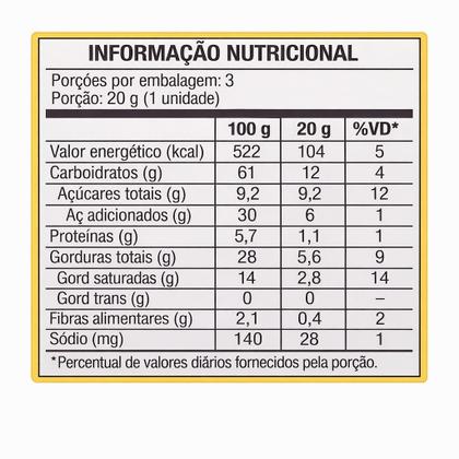 Imagem de Biscoito turco fiorella crunch wafer chocolate branco 60g