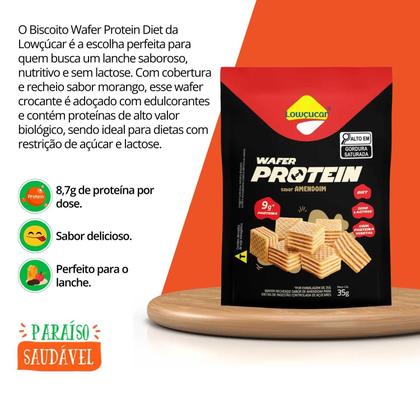 Imagem de Biscoito Wafer Amendoim Protein Diet Zero Lactose - Lowçúcar 35g