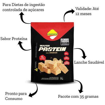 Imagem de Biscoito Wafer Amendoim Protein Diet Zero Lactose - Lowçúcar 35g