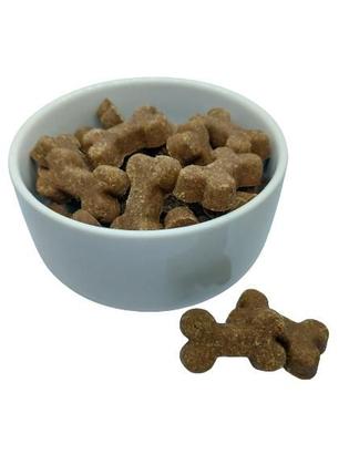 Imagem de BISCOITOS NATURAIS PARA CÃES SABOR ALFARROBA COM HORTELÃ PESO LIQ.:  200 g