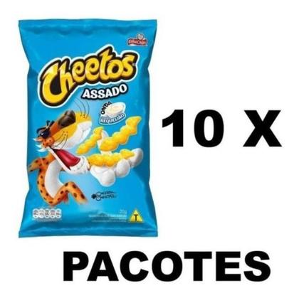 Imagem de Biscoitos Salgadinhos Cheetos Requeijão Caixa C/ 10 De 20g