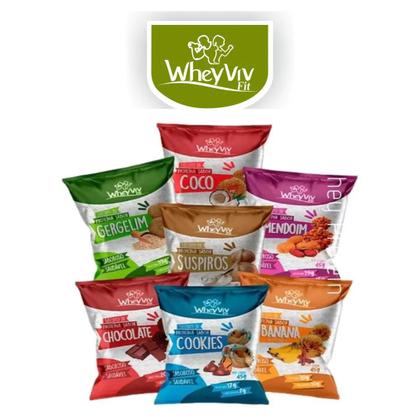 Imagem de Biscoitos Sortidos Fit Com Whey Protein Wheyviv 45g (8 Un)