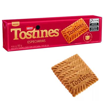 Imagem de Biscoitos Tostines Caramelizado Kit 3 Pacotes de 150g