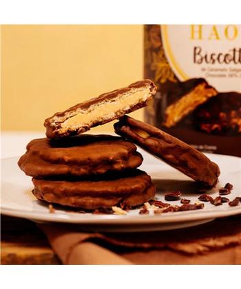 Imagem de Biscottino com Chocolate 56% Haoma Linha Stevia 168G