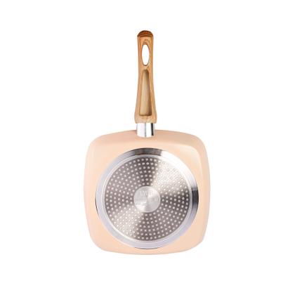 Imagem de Bistequeira de inducao com revestimento ceramico bege 24cm