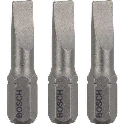 Imagem de Bits Fenda Extra Hard S0,8x5,6 25mm 3 Unidades - 2607001461000 - BOSCH