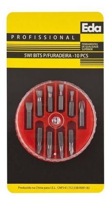 Imagem de Bits P/parafusadeira Jg C/10 Pcs Eda 5wi