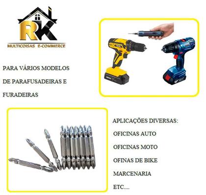 Imagem de Bits Para Parafusadeira C/10 Philips Ferramenta