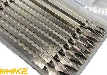 Imagem de Bits Parafusadeira Duplo Longo 100mm Ph2 Magnético Philips Rbp-100