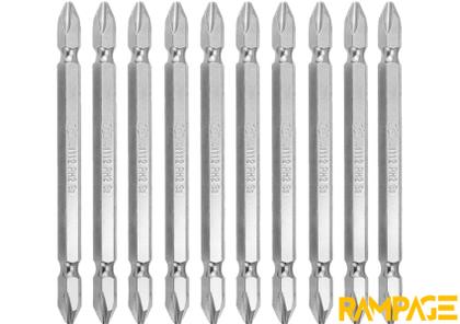 Imagem de Bits Parafusadeira Duplo Longo 100mm Ph2 Magnético Philips Rbp-100