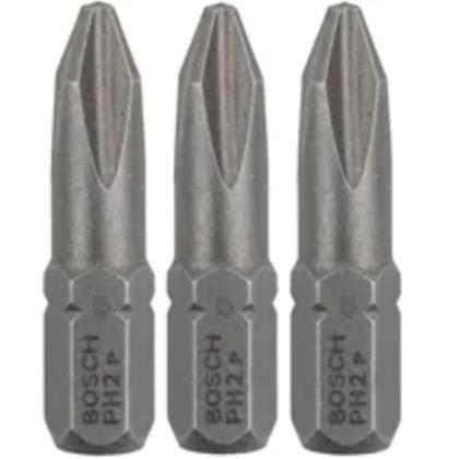 Imagem de Bits phillips de parafusar Ph2 25 mm 3 unids