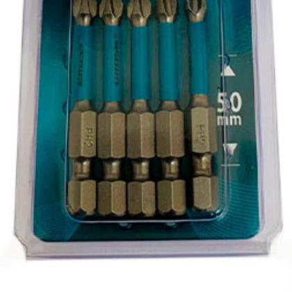 Imagem de Bits Phillips de Torção PH2 50mm com 5 Peças 1149055 GROSS