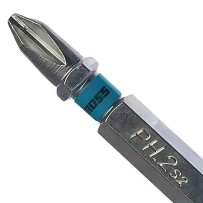 Imagem de Bits Phillips Ponta E Encaixe 1/4 Pol. 90mm Aço 10 Pcs Gross