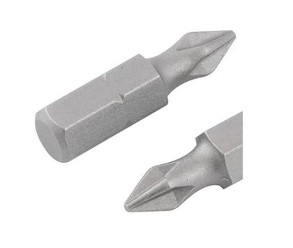 Imagem de Bits Ponta Conjunto Phillips Vonder S2 1/4 Nº 1 25 mm Cartela c/2 Peças Alta Durabilidade
