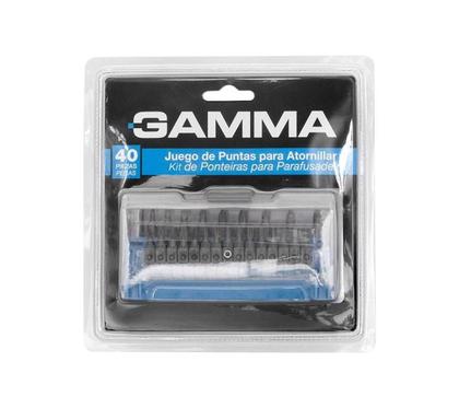Imagem de Bits Ponteiras para Parafusadeira com 40 Peças G19523AC GAMMA