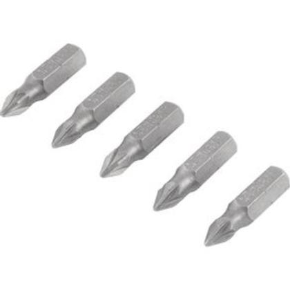 Imagem de Bits Pozidrive Encaixe 1/4 Pz1 38Mm Com 5 Peças Vonder
