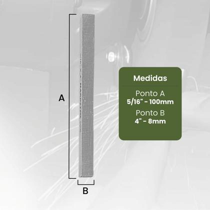 Imagem de Bits Quadrado 5/16" x 4" 50% de Cobalto - HARDSTEEL