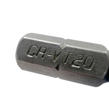 Imagem de Bits torx t20, cromo vanadio, 25mm, 2pcs // mtx