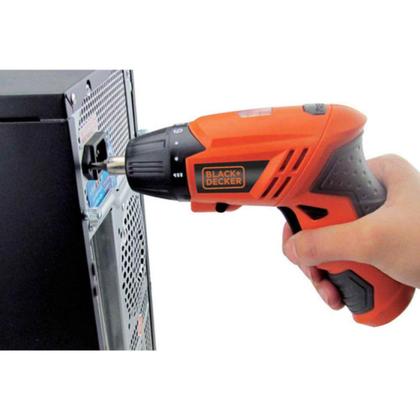 Imagem de Black Decker Parafusadeira, Bateria C/ 16 Acessórios 2 Modos KC4815K Bivolt