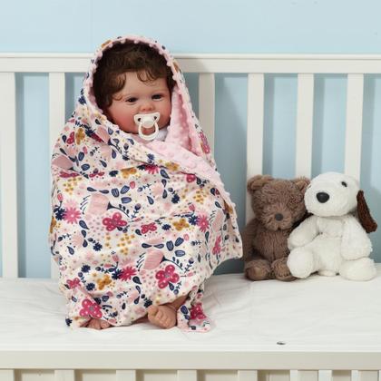 Imagem de Blanket CREVENT, 2 peças, 76 x 102 cm, conjunto Cozy Fluffy Baby