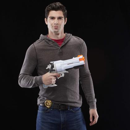 Blaster Nerf Overwatch McCree Rival - Com Emblema Fundido