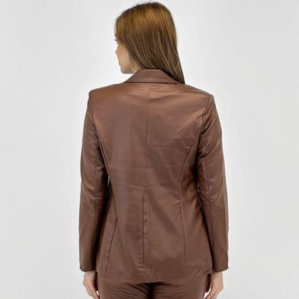 Imagem de Blazer Aishty em P.u Manga Longa Feminino