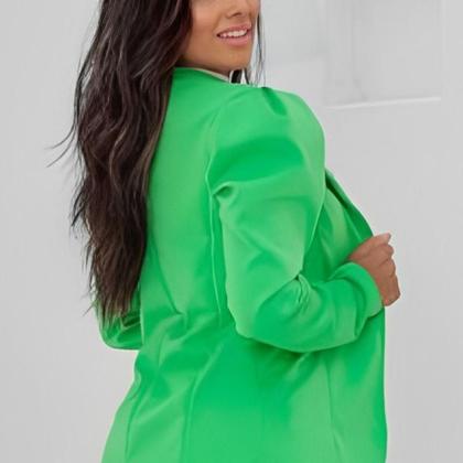 Imagem de Blazer Alfaiataria Feminino Com Manga Bufante Elegância e Sofisticação para Diversas Ocasiões