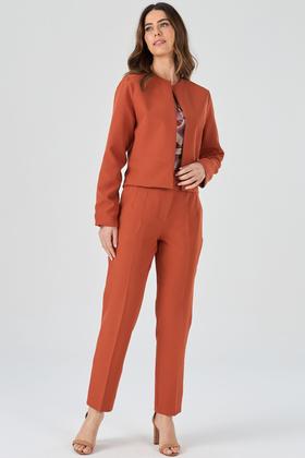 Imagem de Blazer Curto PKS Alfaiataria Social Terracota