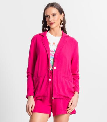 Imagem de Blazer De Linho Strong Feminino Endless Rosa