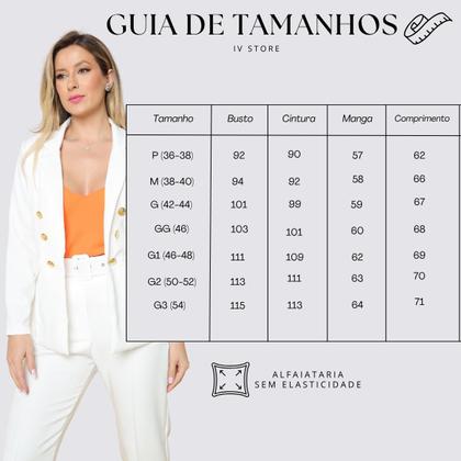 Imagem de Blazer Feminino Alfaiataria Com Botões