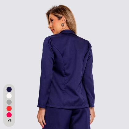 Imagem de Blazer Feminino Alfaiataria Com Botões