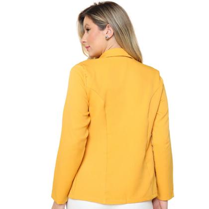 Imagem de Blazer Feminino Alfaiataria Com Botões