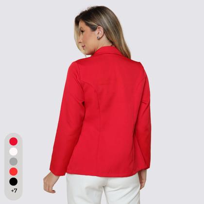 Imagem de Blazer Feminino Alfaiataria Com Botões