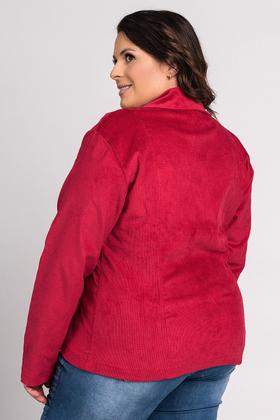 Imagem de Blazer Feminino em Veludo Cotelê com Elastano Fechamento com Botão