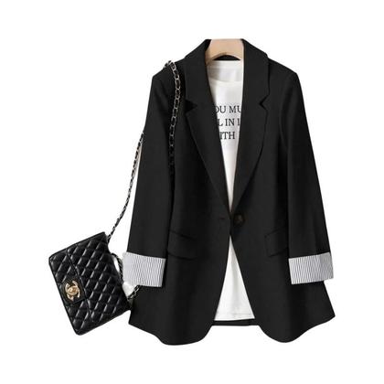 Imagem de Blazer Feminino Manga Longa - Estilo Coreano para Escritório e Casual