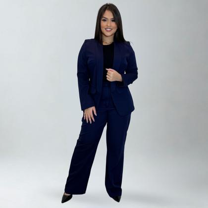 Imagem de Blazer Feminino Social Zra Casaco Terninho Alfaiataria Slim Blogueira Balada Escritório Festa