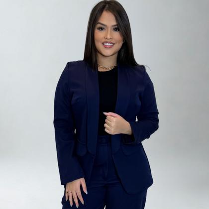 Imagem de Blazer Feminino Social Zra Casaco Terninho Alfaiataria Slim Blogueira Balada Escritório Festa